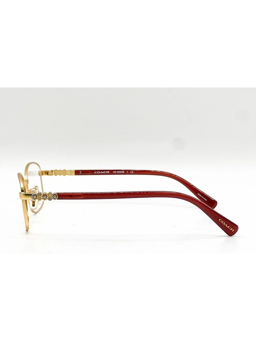 Coach HC 5083B 9277 Gold/Black Cherry Authentic Eyeglass Frames 51-14-135